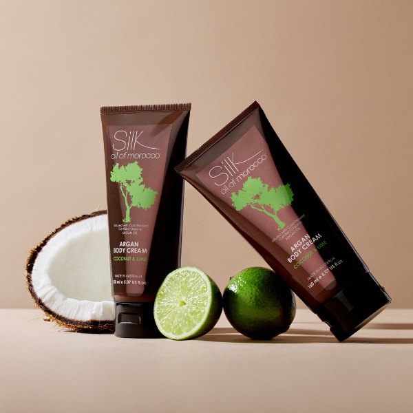 Coconut & Lime Argan Body Cream with Pentavitin