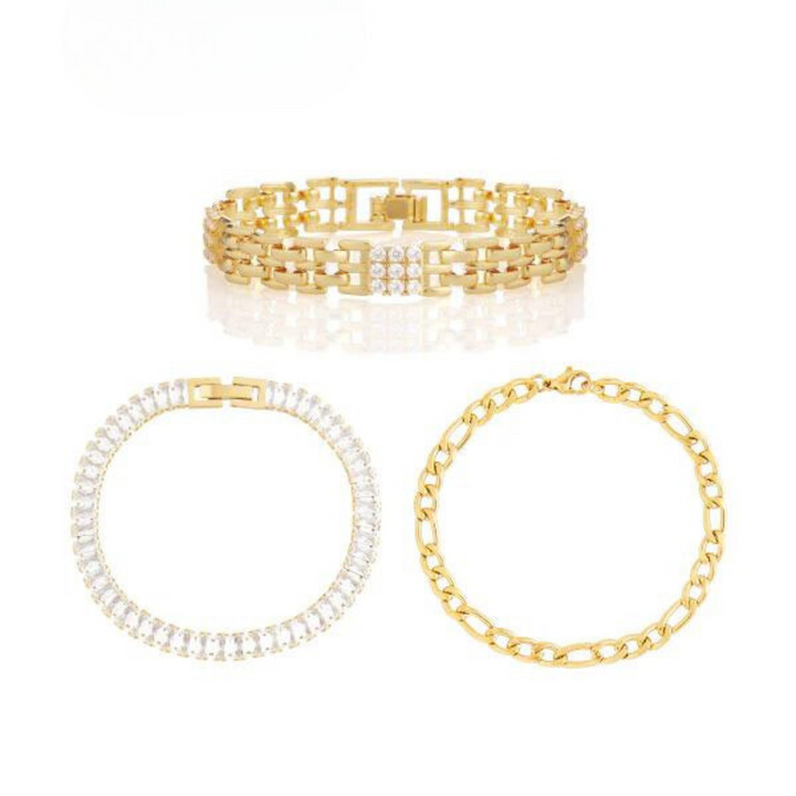 Trinity Gold Bracelet Collection