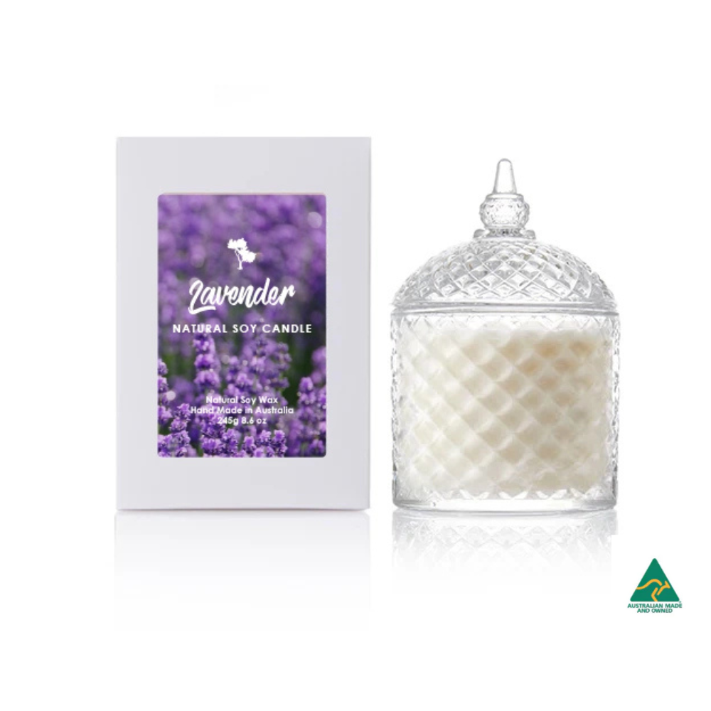 Lavender Natural Soy Candle - Medium