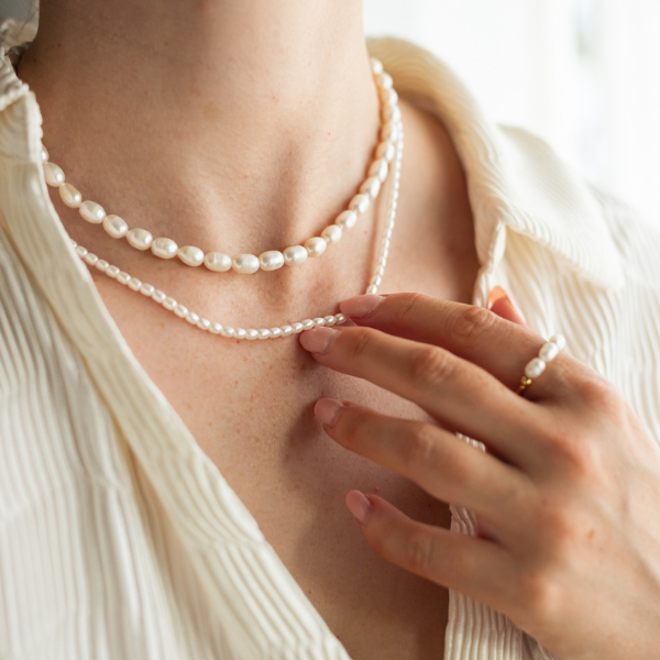 Madonna Freshwater Pearl Necklace