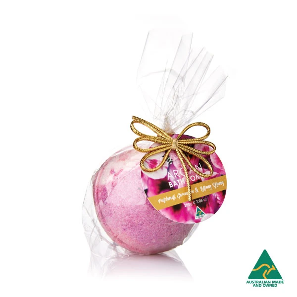 Patchouli, Geranium & Ylang Ylang Argan Bath Bomb