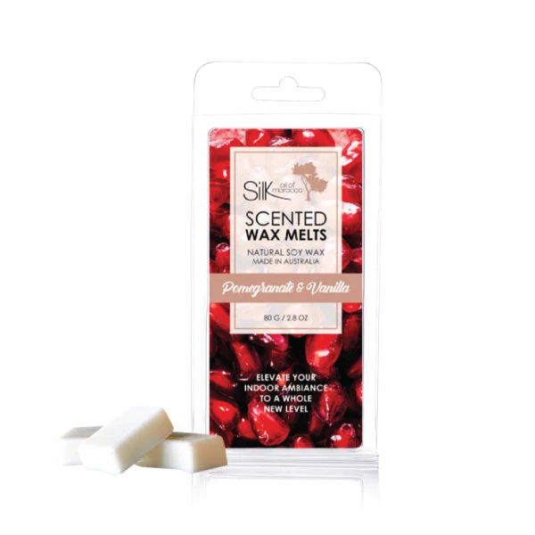 Pomegranate & Vanilla Wax Melt – Silk Oil of Morocco