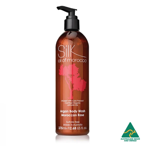 Moroccan Rose Argan Body Wash – Silk Oil of Morocco