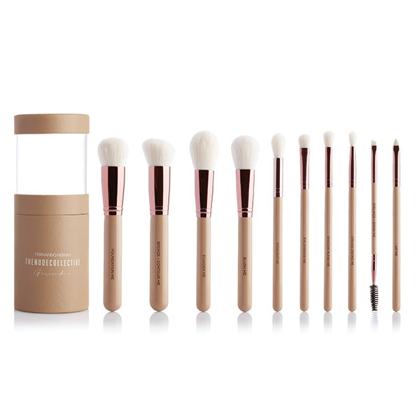 10 Piece Vegan Brush Set  | Silk x Fernando Hervas