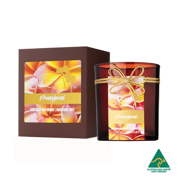 Frangipani - Amber Natural Soy Candle