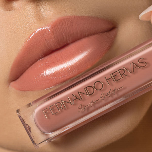 Nude 5 (Mid Tone Rosy Nude) Lip Shine Argan Gloss by Fernando Hervas