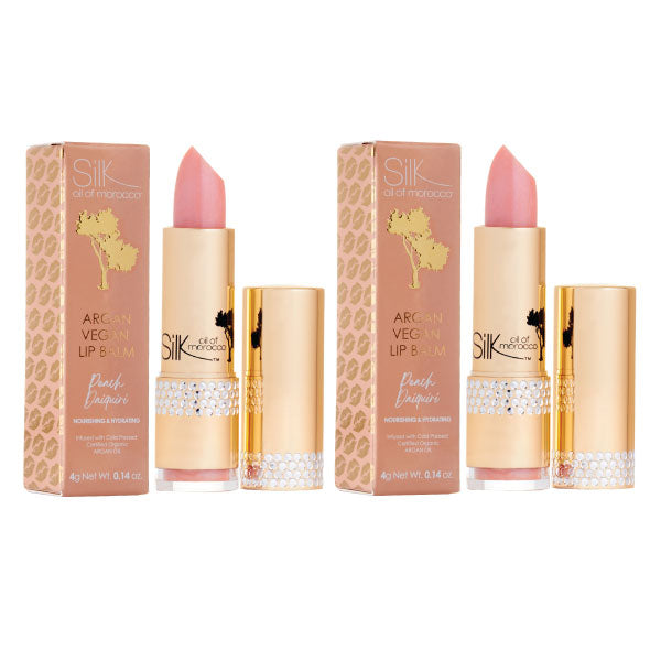 Argan Lip Balms - Duo Pack - Peach Daiquiri - Value Pack