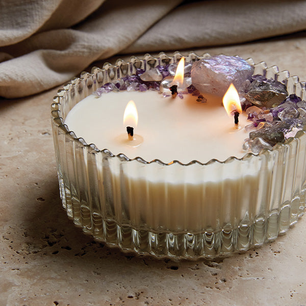 Crystal Infused Candles