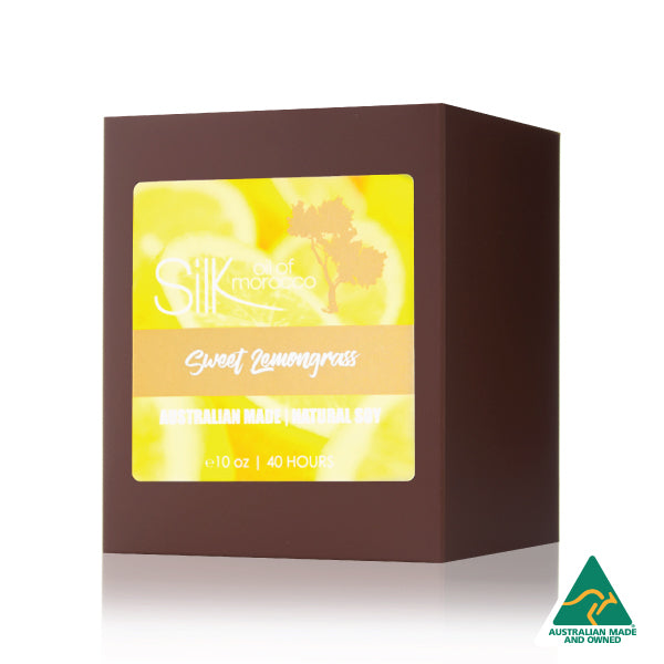 Sweet Lemongrass Amber Natural Soy Candle