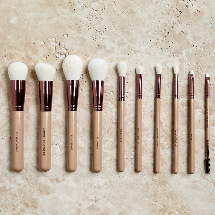 10 Piece Vegan Brush Set  | Silk x Fernando Hervas